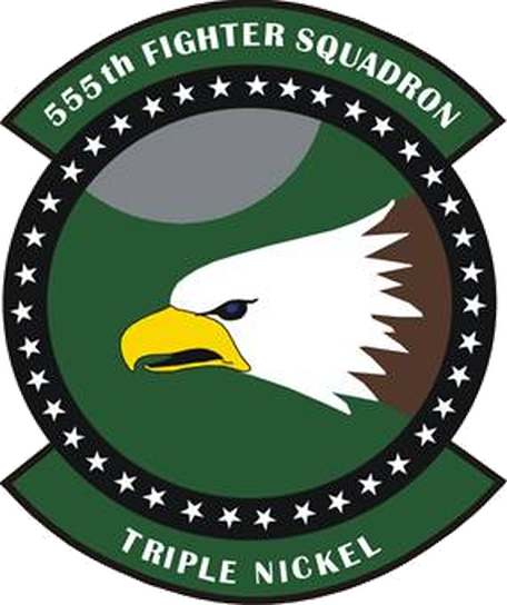 555th Fighter Squadron Triple Nickel patch